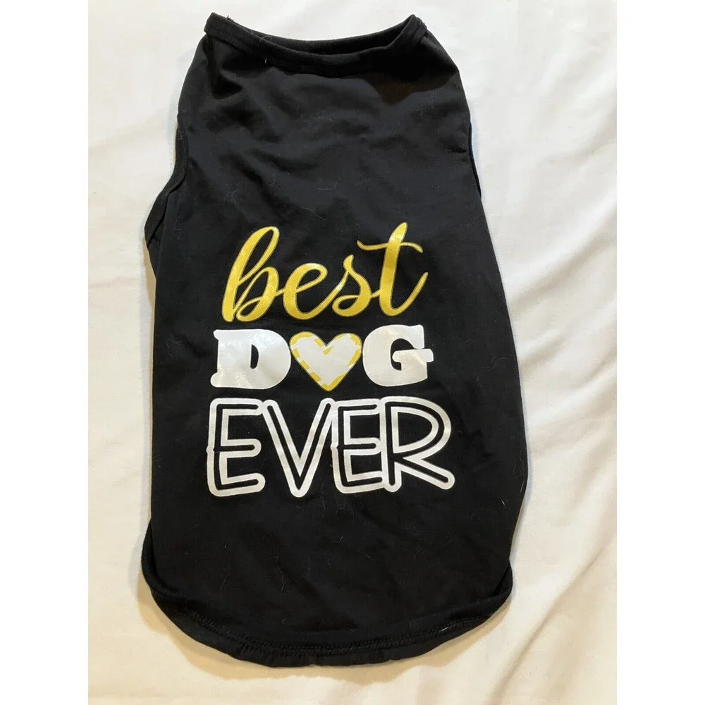Best Dog Ever TShirt Clothes For Pet Dog Clothing Apparel Summer Clothing